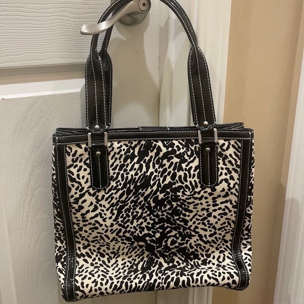Talbots animal print purse